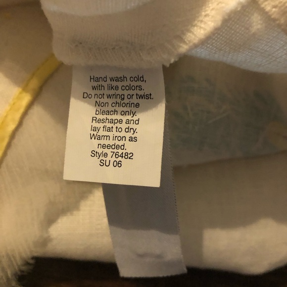 Vintage Never worn J Crew Collection Linen skirt with bead embellishments. - Picture 7 of 7